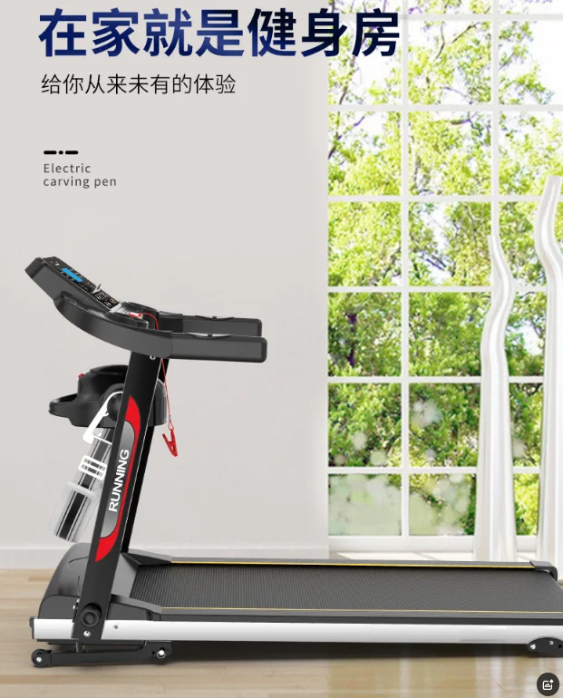 Foldable Electric Motorized Treadmill, Cheap Curved Treadmill, Popular Gym Fitness Exercise, Running Machine, Home Use Treadmill