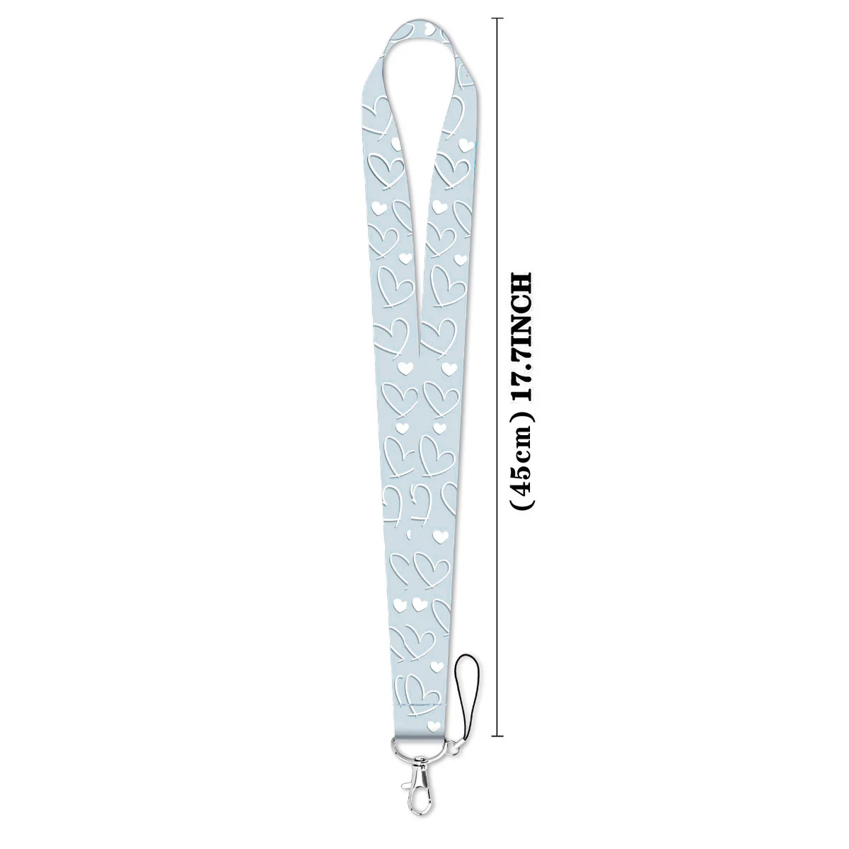 Herzförmiger Ausweishalter im minimalistischen Stil, Schlüsselband zum Umhängen, für Karten, Ausweise, Fitnessstudio, Schlüsselanhänger, Schlüsselring, Accessoires, Geschenke – Detail 4