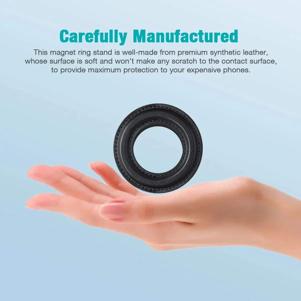حامل حلقي مغناطيسي للآيفون ، حامل هاتف محمول مغناطيسي جداري ، حامل سيارة MagSafe ، حامل ملصقات ، 14 ، 13 ، 12