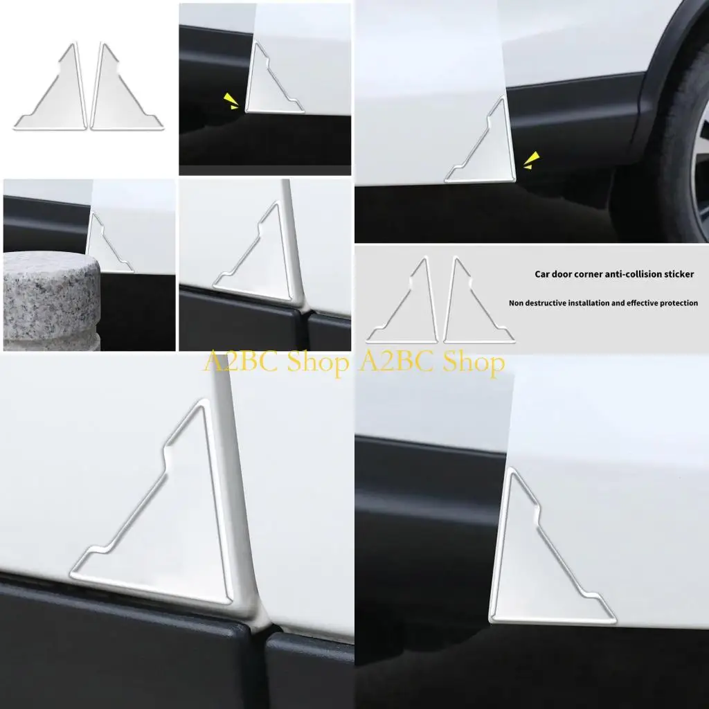 

A2BC 1 Pair/2 Pair Universal Car Door Protector Clear Door Guard Trim Scratchproof Cover Car Door Corner Guard