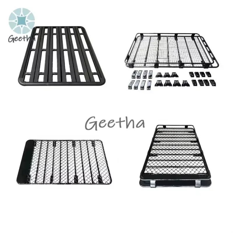 

Universal 4x4 Steel Cargo Carrier Basket Car Roof Rack for Pickup Trucks