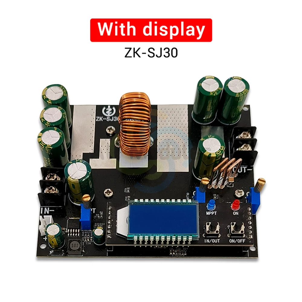 ZK-SJ20 300W Buck Converter CC CV Power Supply Module DC 7-80V to 1.4-79V 20A Adjustable Voltage Regulator Voltmeter Step-Down