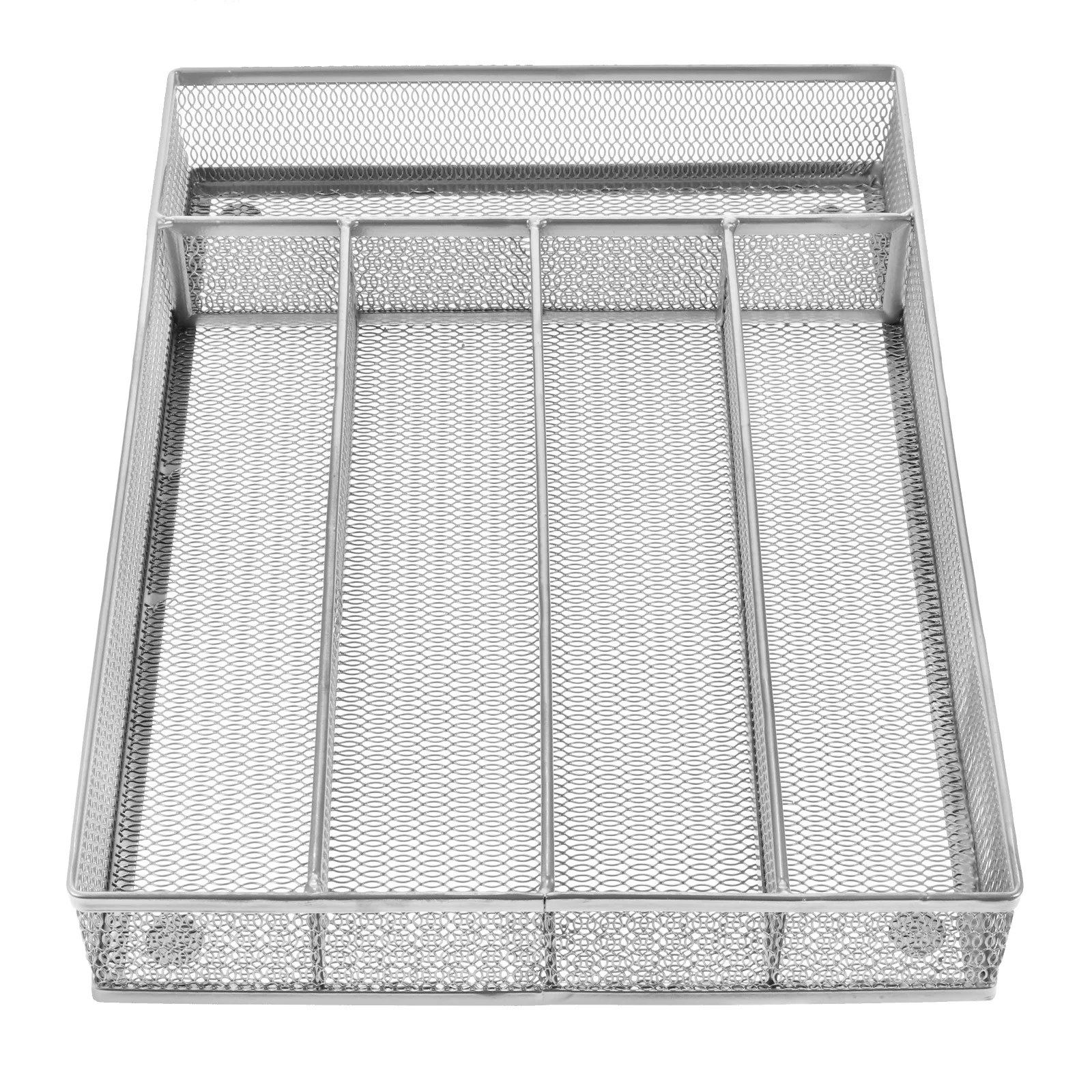 

1Pcs Office Kitchen Drawer Organizer Strong Load Bearing Storage Holder with Non-Slip Feet Suitable for Makeup Cutlery Pen