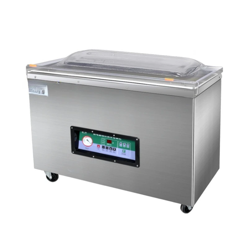 Máquina de selagem a vácuo de arroz, automática comercial de plástico para alimentos e chá, máquina de embalagem a vácuo, não escolhe sacos para embalar