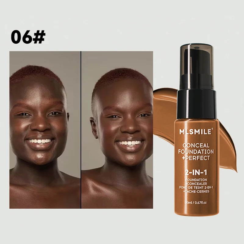 Face Foundation Cream Bbcream Olie-Control Matte Waterdichte Duurzame Concealer Vloeistof Volledige Dekking Matte Basis Professionele Make-Up