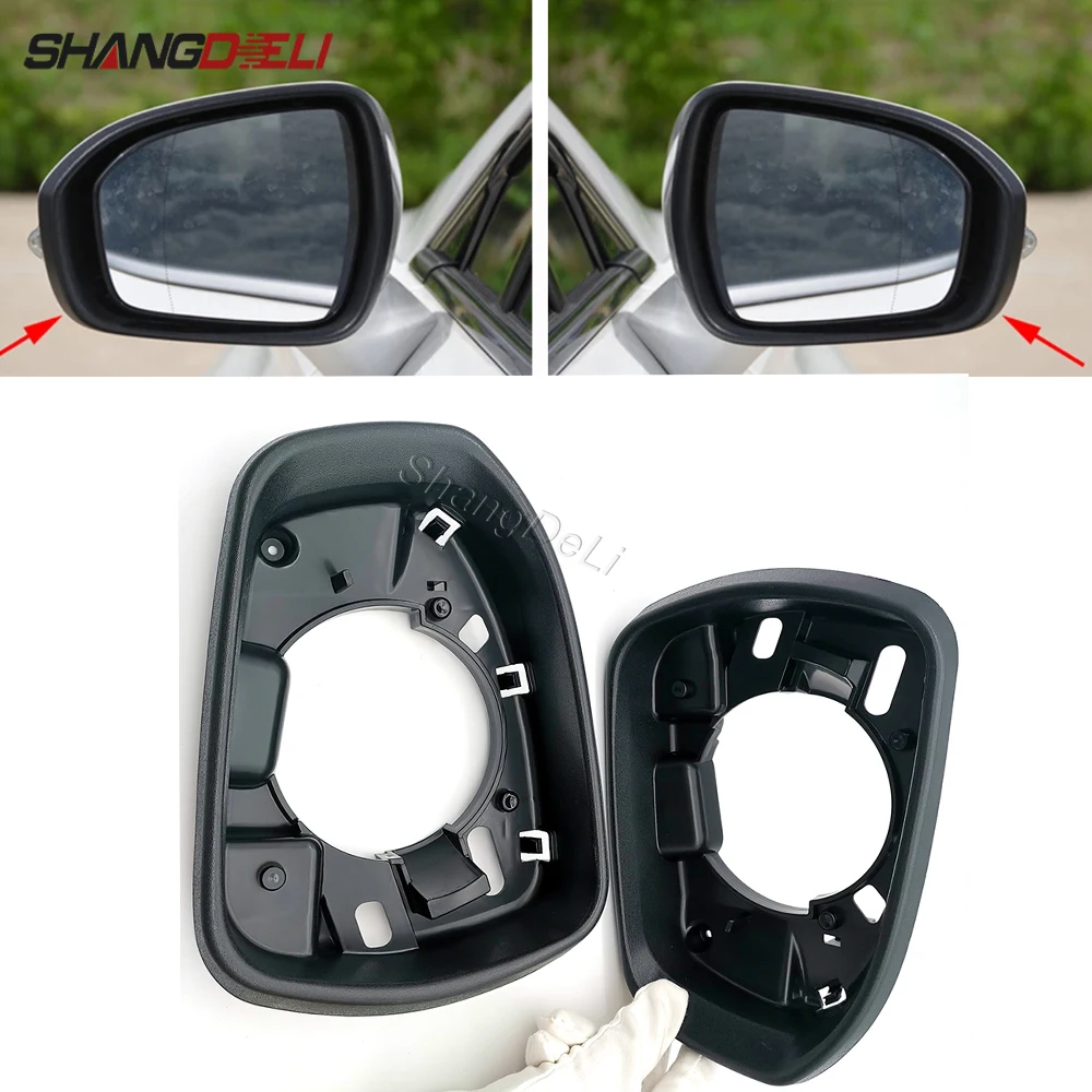 

Left Right Side Panels Mirror Cover Mirror Bezel Decorative Accessories Fit for Ford Mondeo MK5 Fusion 2015 2016 2017 2018 2019