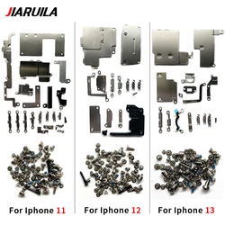 1set New Full Screws + Inner Metal Bracket Holder For Iphone 11 12 13 14 Pro Max Mini 14 Plus Inside Small Iron Parts