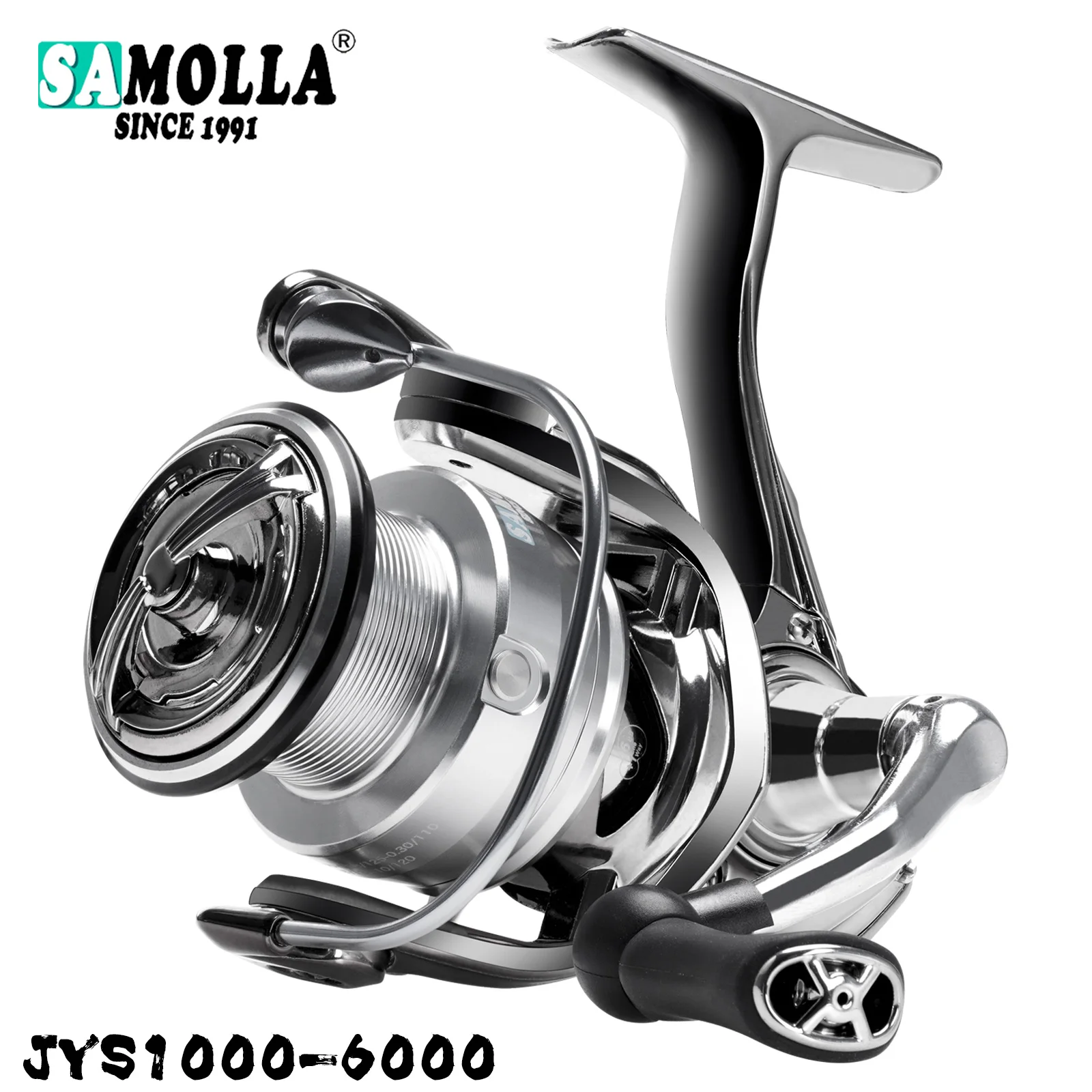 SAMOLLA Ultralight Spinning Fishing Reel Coil Accessories 6-10kg Max Drag Saltwater Fishing Tackle For Bass Pike Metal Spoon