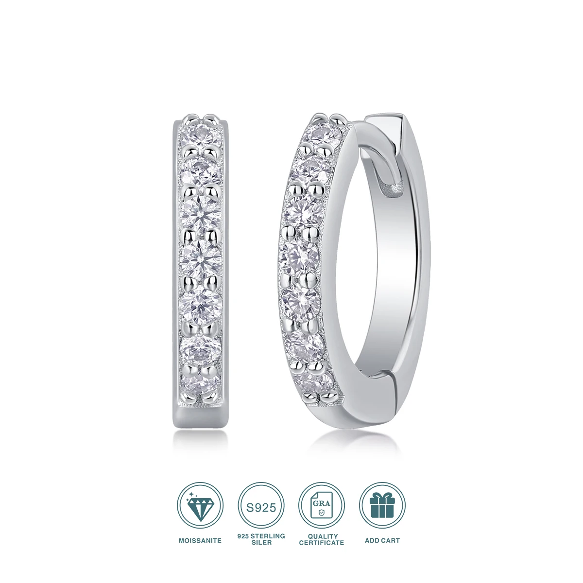 

Серьги-кольца женские из серебра 925 пробы с покрытием из 18-каратного золота