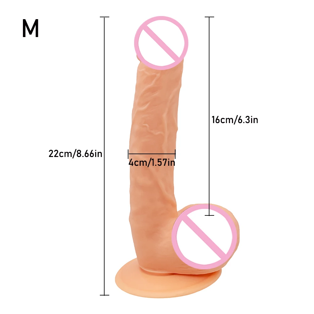 29CM*5CM Oversized Soft Dildos Realistic Skin Feeling Huge Penis Erotic Big Dick Adult Sex Toys Phallus for Women Masturbation