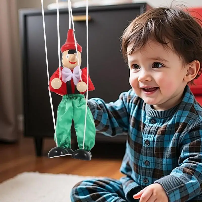 String Marionette Puppets String Marionette Figure Doll Hand Eye Coordination Puppetry Doll For Men Women Adults Boys Girls Kids
