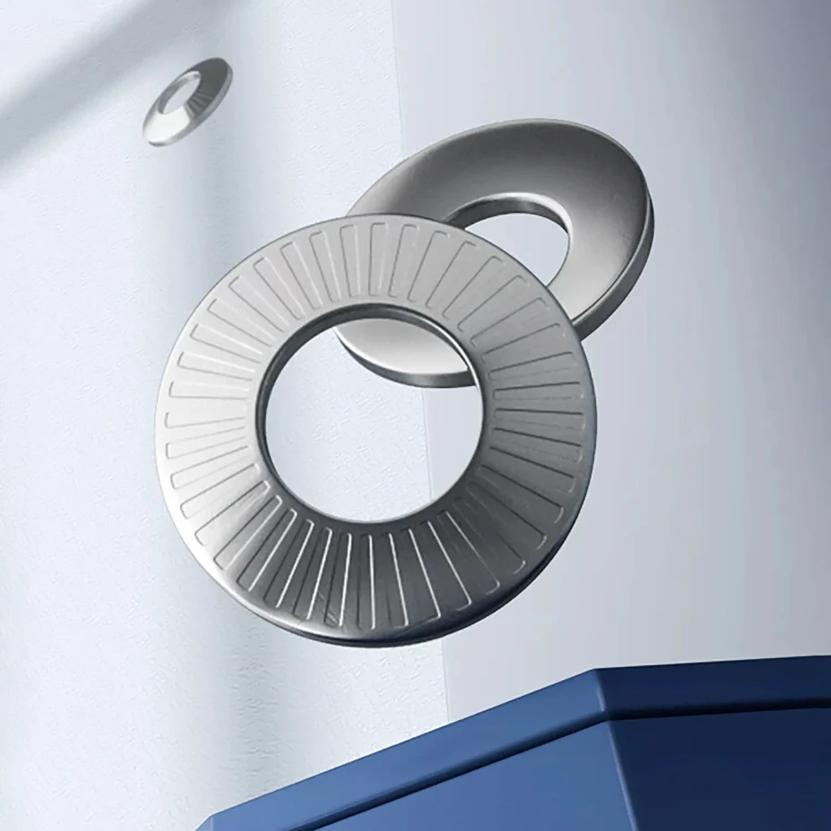 

304 Stainless Steel Saddle Washer/Single-Sided Serrated Circular Washer/Anti-Slip Lock Butterfly Washer M3M4M5M8M20