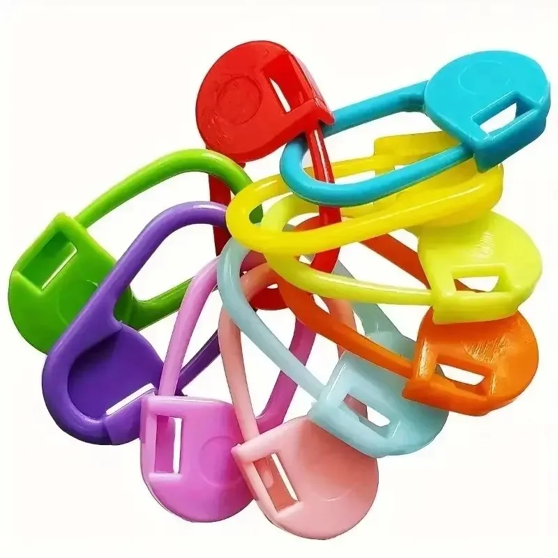 Knitting Crochet Markers Locking Stitch Needle Clip Markers Ring Sewing Accessories DIY Weaving Knitting Tools