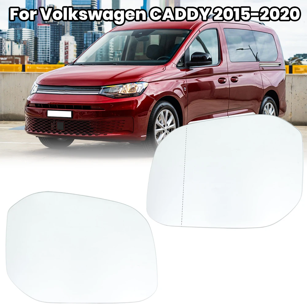 

1pc Rearview Mirror Glass Lens For VW CADDY 2015 2016 2017 2018 2019 2020 With Heated Wing Side Mirror Glass Car Accessories