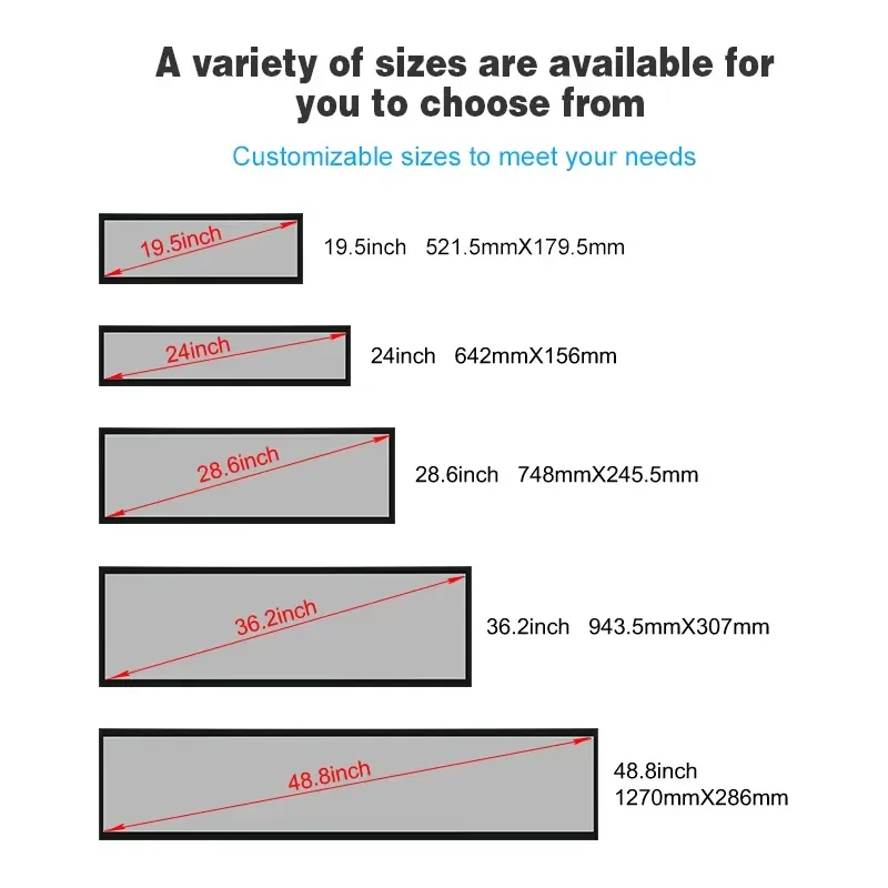 Lcd Screen Stretched Bar 36 inch Android Digital Shelf Display Edge Display Wide Lcd Panel Sign Store