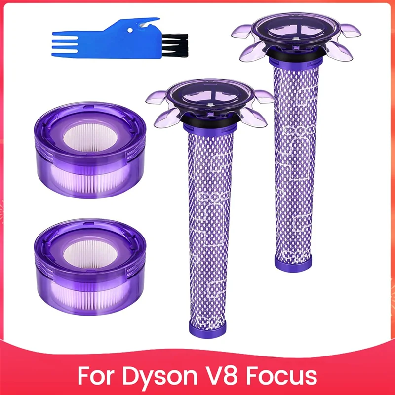 N09R-Hepa Filter For Dyson V8 Focus Mattress, Accessory Filter For Dyson V8 Origin+ SV25 SV37 Part Number 965661-05
