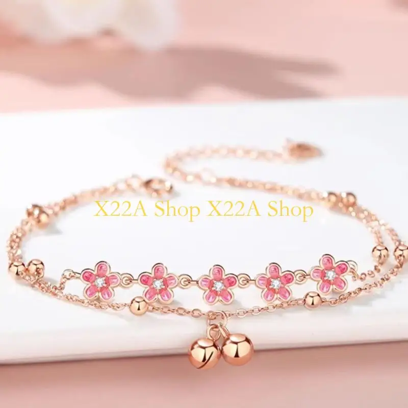 Unique Trendy Copper Foot Bracelet Floral Motifs Decoration Flexible Allergy Safe Designs Daytime Styling Accessory