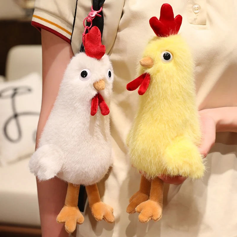 Cute Long Strip Rooster Doll Long Strip Soft Stuffed Animal Rooster Plushie for Kids Birthday Xmas Gift Interesting Rooster Toy