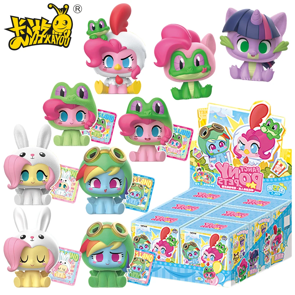 Original KAYOU My Little Pony Click Mini Figure Series Blind Box Cartoon Peripheral Trendy Desktop Toys Holiday Gifts for Teens