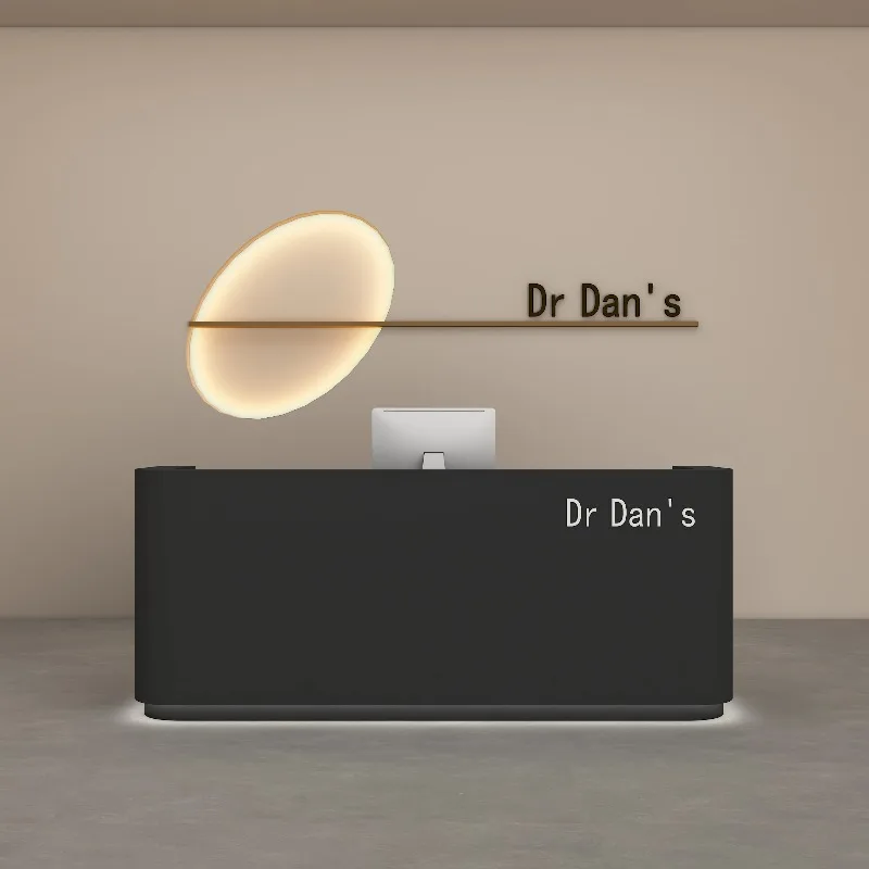 Akzent Salon Rezeption Schreibtische Moderne Kassierer Luxus Designer Hochsichere Rezeption Theke Mostrador De Tienda Salon Möbel