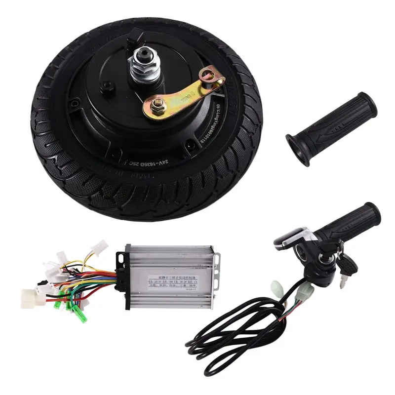 

AB96-Throttle Kit 8-Inch Brushless Hub Motor 350W 24V Controller Small Electric Scooter Modification Pedal Motor Assy