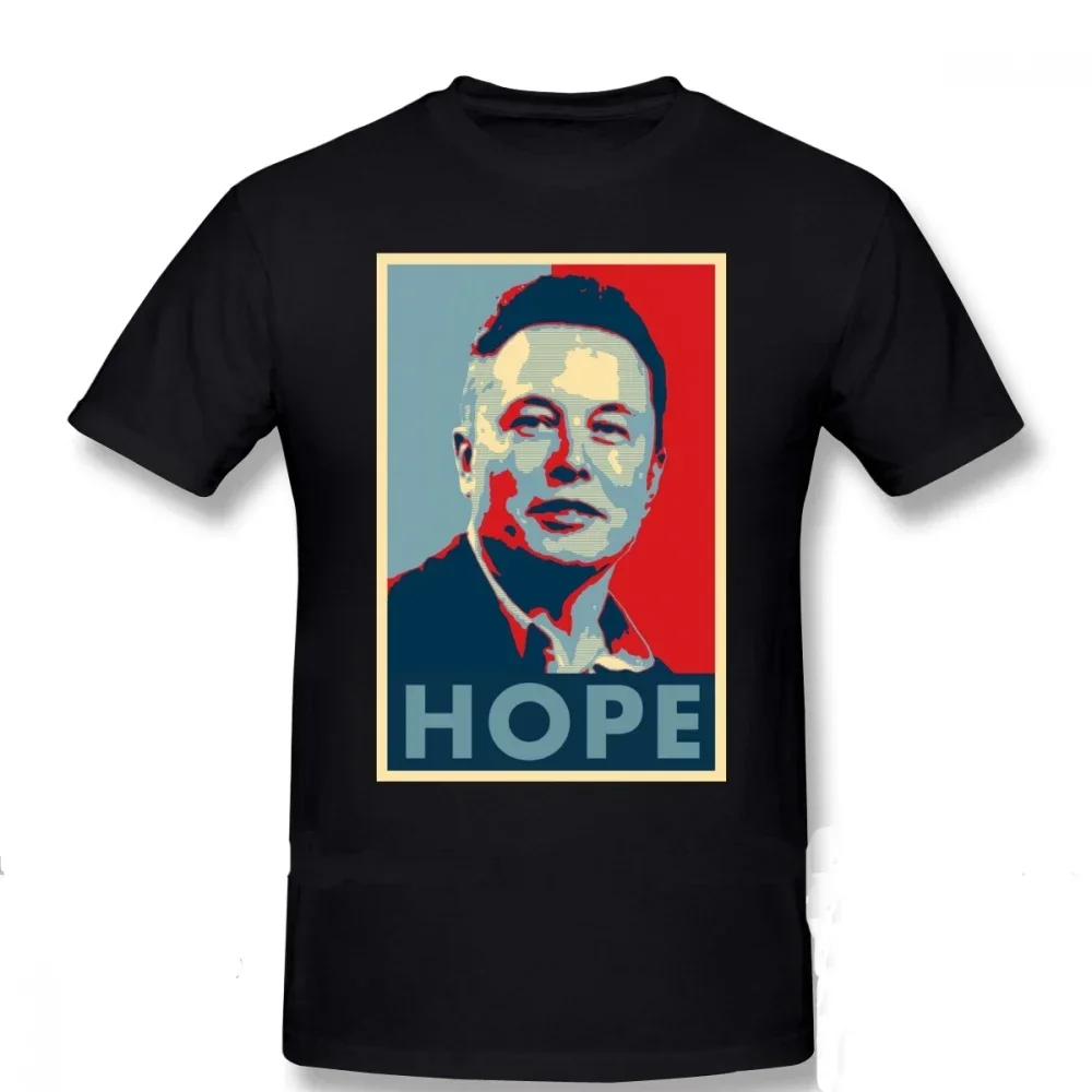 Entrepreneur Elon Musk Fashion Funny Quality Printing Graphic Short-Sleeve T-shirt 100%Cotton Tee Shirts