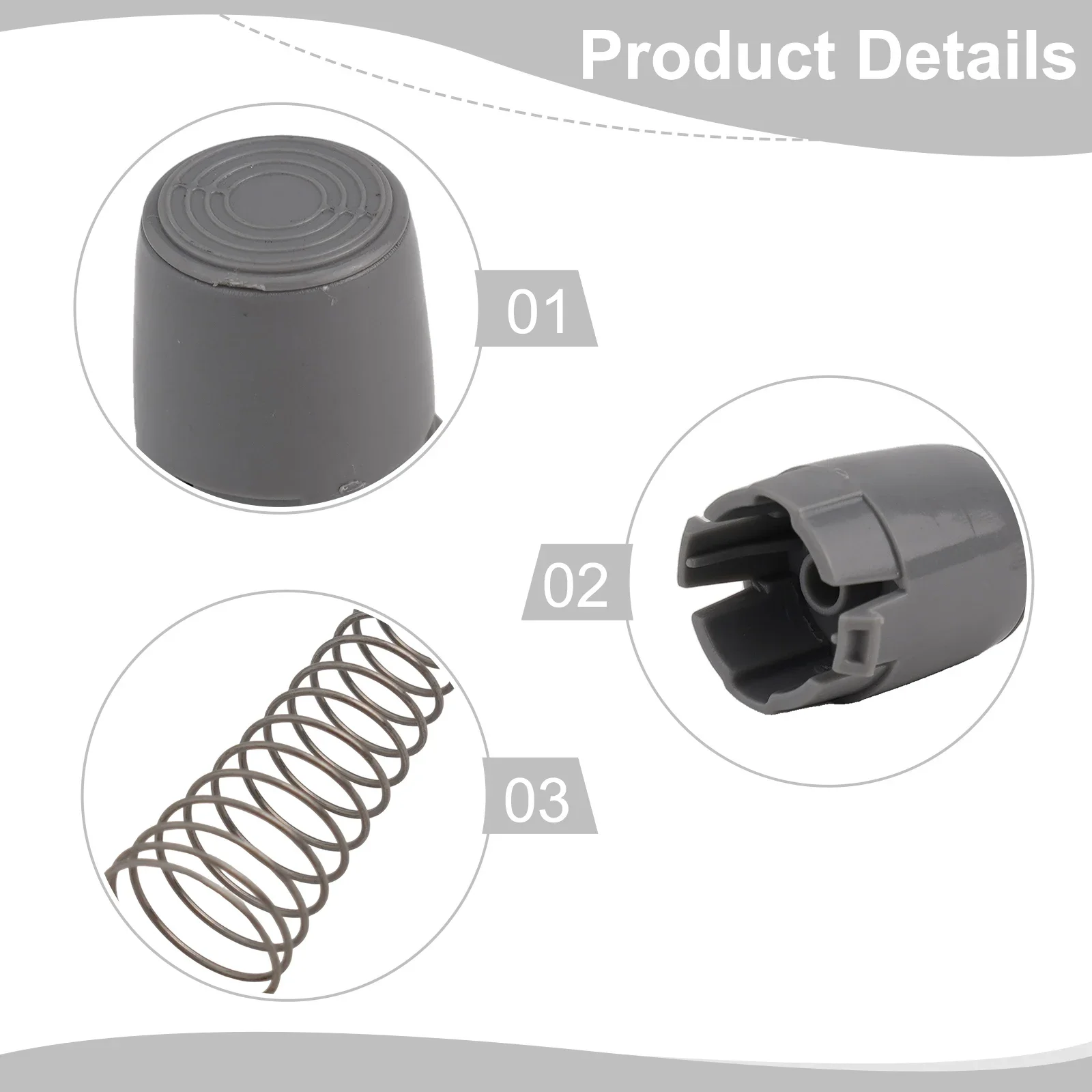 صيانة الأجهزة المنزلية AGM73610701 AGM73610701 بديل متوافق مع نماذج متعددة نوابض مرنة لون رمادي