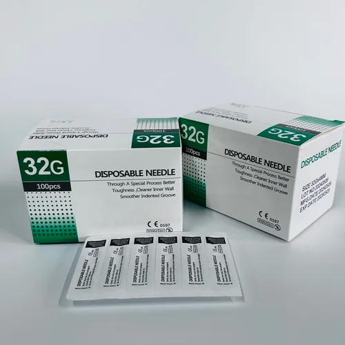 Aguja desechable 32G 2,5 MM 4MM 6MM 8MM 13MM herramienta de mano de aguja pequeña indolora