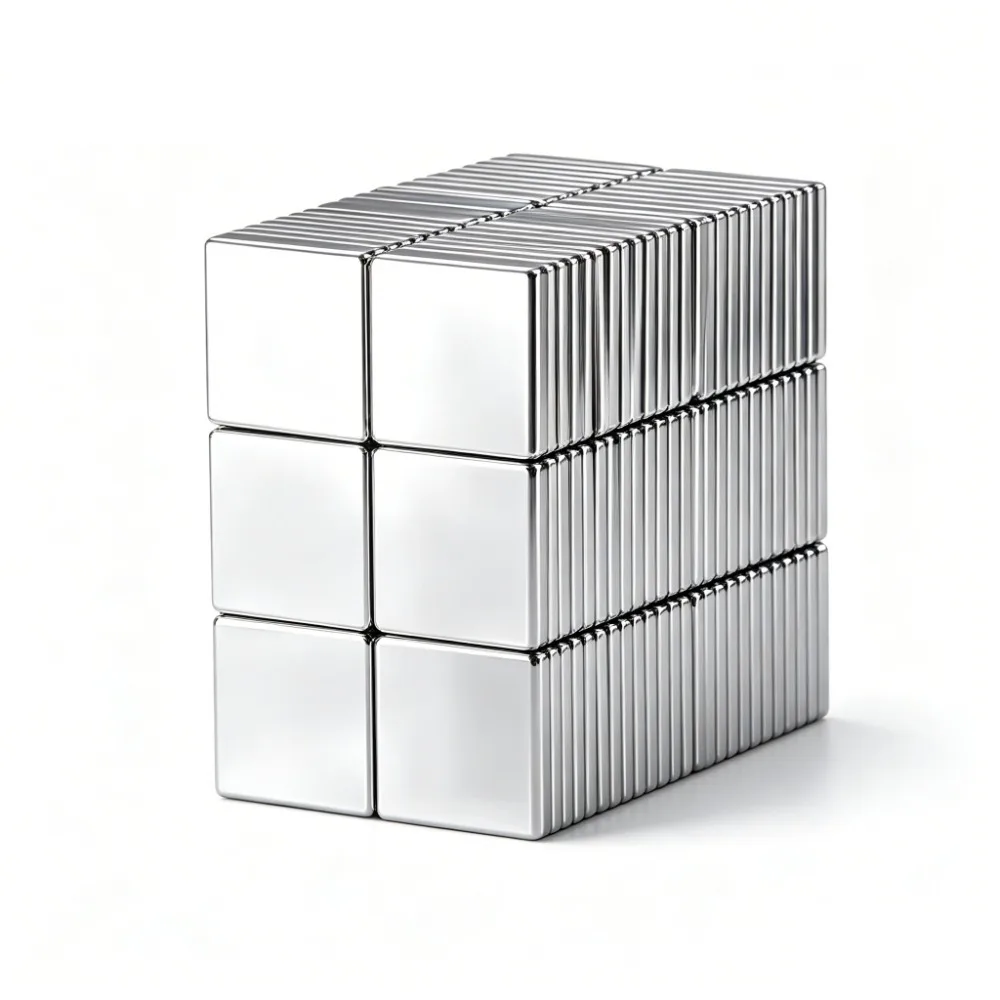 10x10x2mm Mini Square Magnets, Practical Flat Block Magnets for Household, Refrigerator, Handmade & Office Use