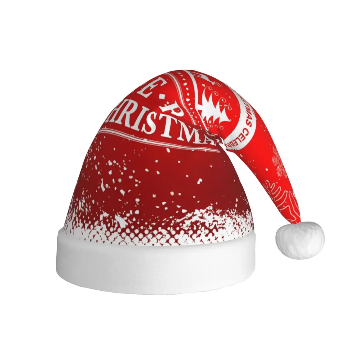 Merry Christmas Winter Warm Christmas Hats for Adult Men Women Santa Snowflake Elk Santa Hat Cap Cosplay Gifts