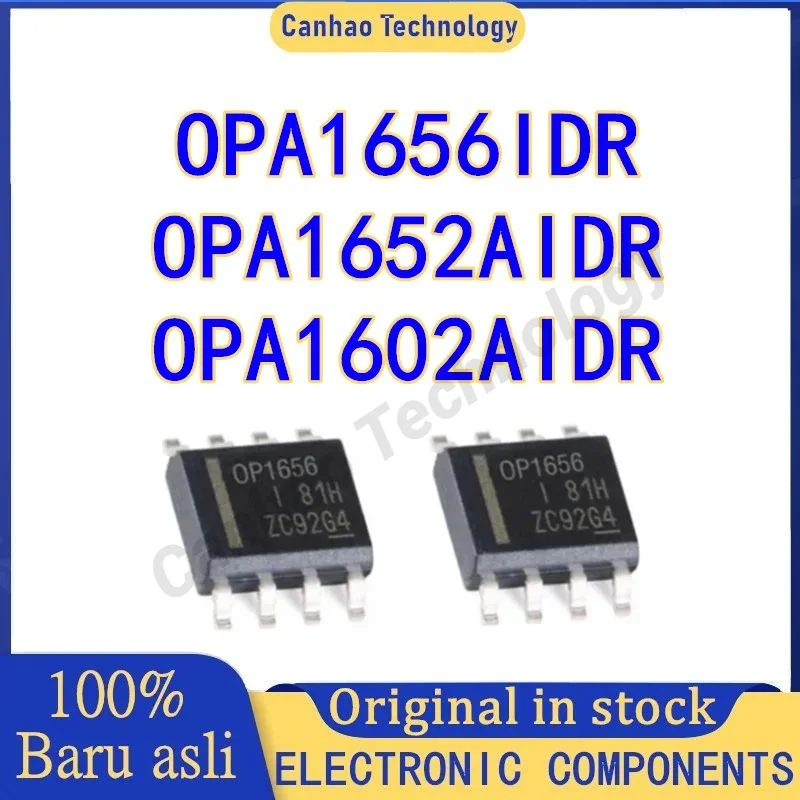 

5PCS OPA1656IDR OP1656 OPA1652AIDR OP1652 OPA1602AIDR 01602A SOIC-8 SOP8 Brand new original chips ic