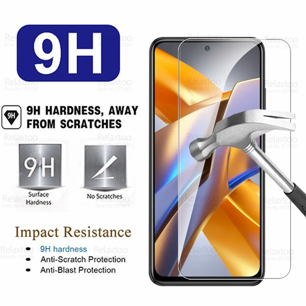 2To1 Camera Tempered Glass For Xiaomi Poco M5s Protective Glass Little Pocco M5S M 5s 5 S PocoM5s 4G Screen Protector Cover Film