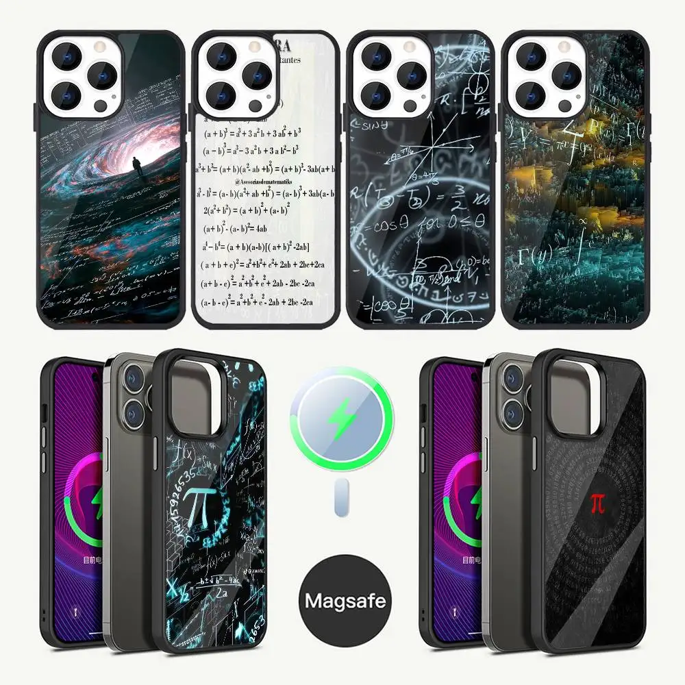 

Chemical Math Formula Phone Case For iPhone 17,16,15,14,13,12,11,Plus,Pro,Max Mini Magsafe Magnetic Wireless Charging