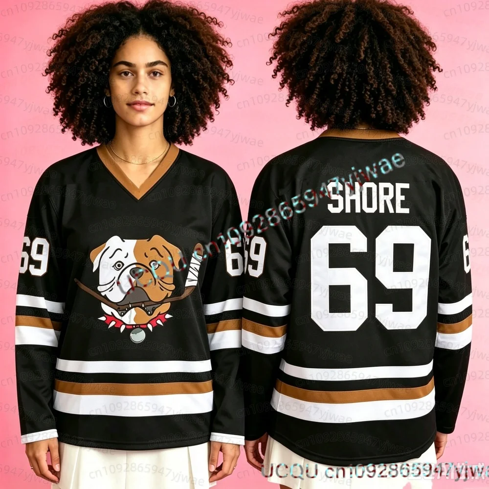 2026 Women Shoresy Shore 69 Sudbury Blueberry Bulldogs T-Shirt Letterkenny Hockey Jersey Christmas V-Neck T-Shirt Women T-SHIRT