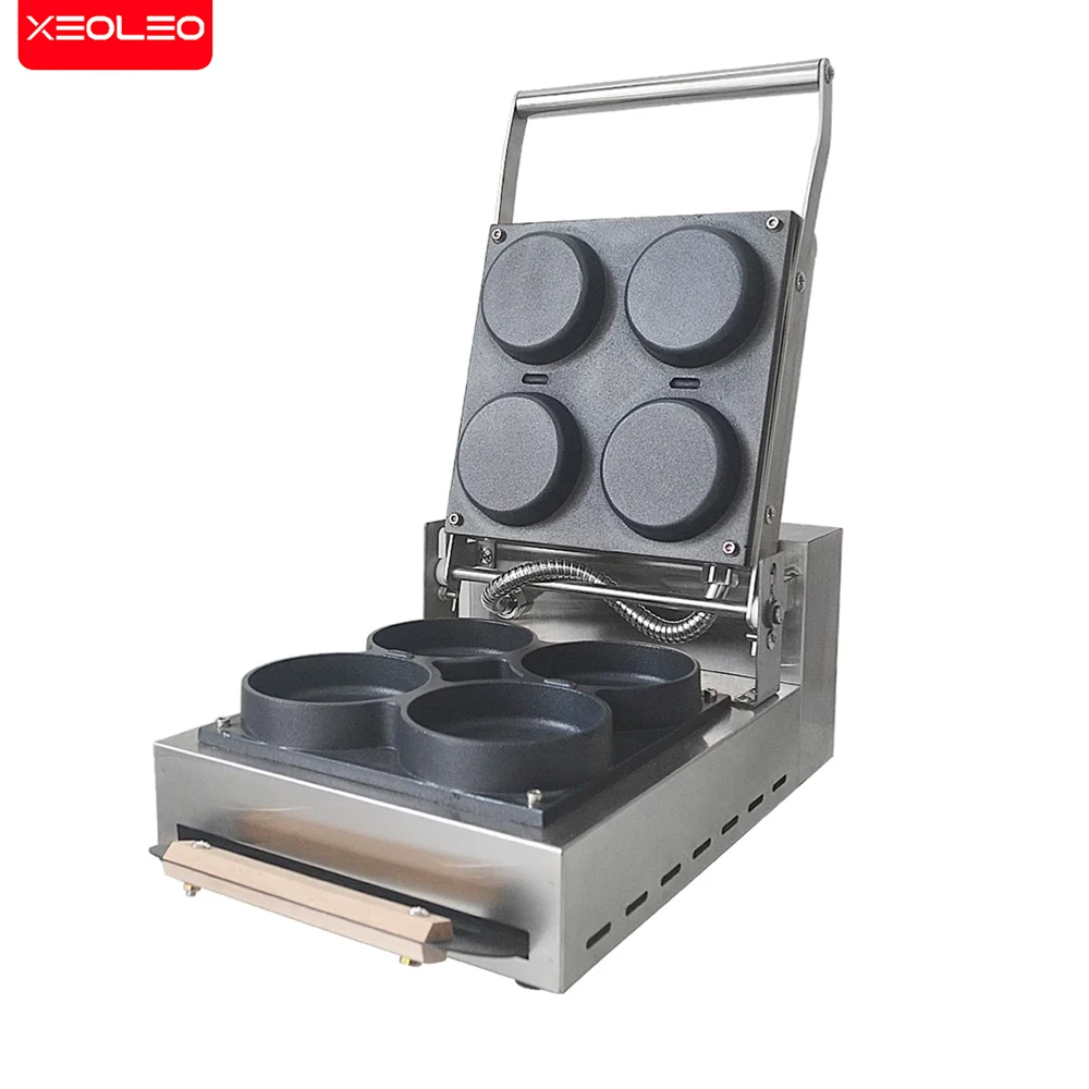 Xeoleo 4pcs Mini Pizza Maker Maschine 12cm elektrische Pizza ofen 2000w Waffel Eierkuchen Maschine Antihaft beschichtung