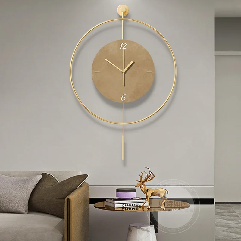 Interior Vintage Wall Watch Kitchen Bedrooms Living Room Mural Led Luxury Wall Clocks Nordic Fashion Horloge Murale Home Decor