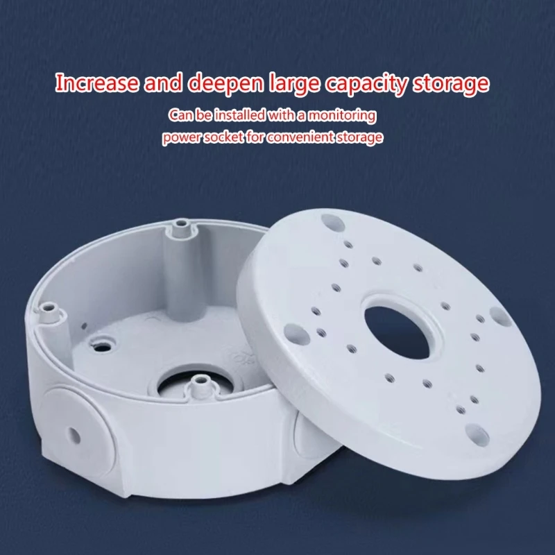 

Efficient Waterproof Junction Box for Camera Wall and Ceiling Mount Installation Efficient and User friendly Mount