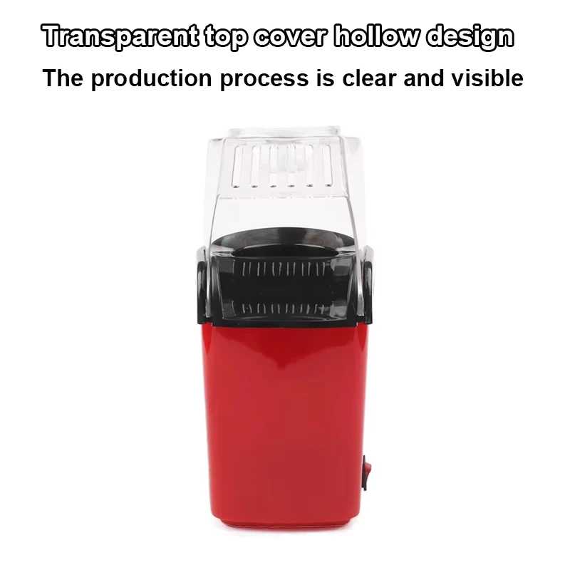 DMWD Electric Corn Popcorn Maker Household Automatic Mini Hot Air Popcorn Making Machine DIY Corn Popper Children Gift 110V 220V