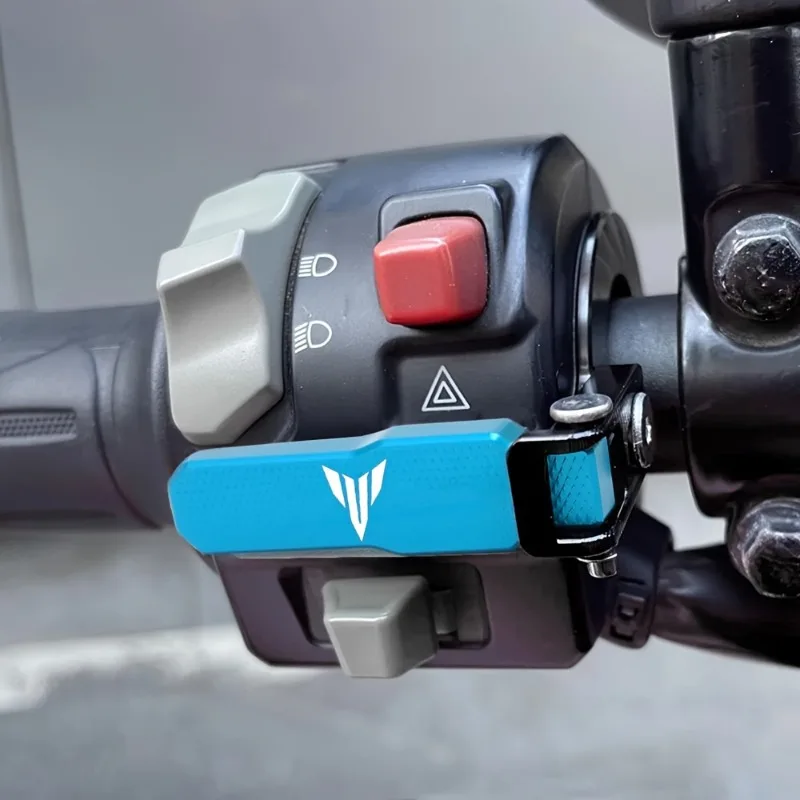 1Pc Horn Button Shell, Switch Button Cover & Extension Bracket, Fit For Yamaha MT03 MT07 MT09 MT10 Motorcycle Modification Parts