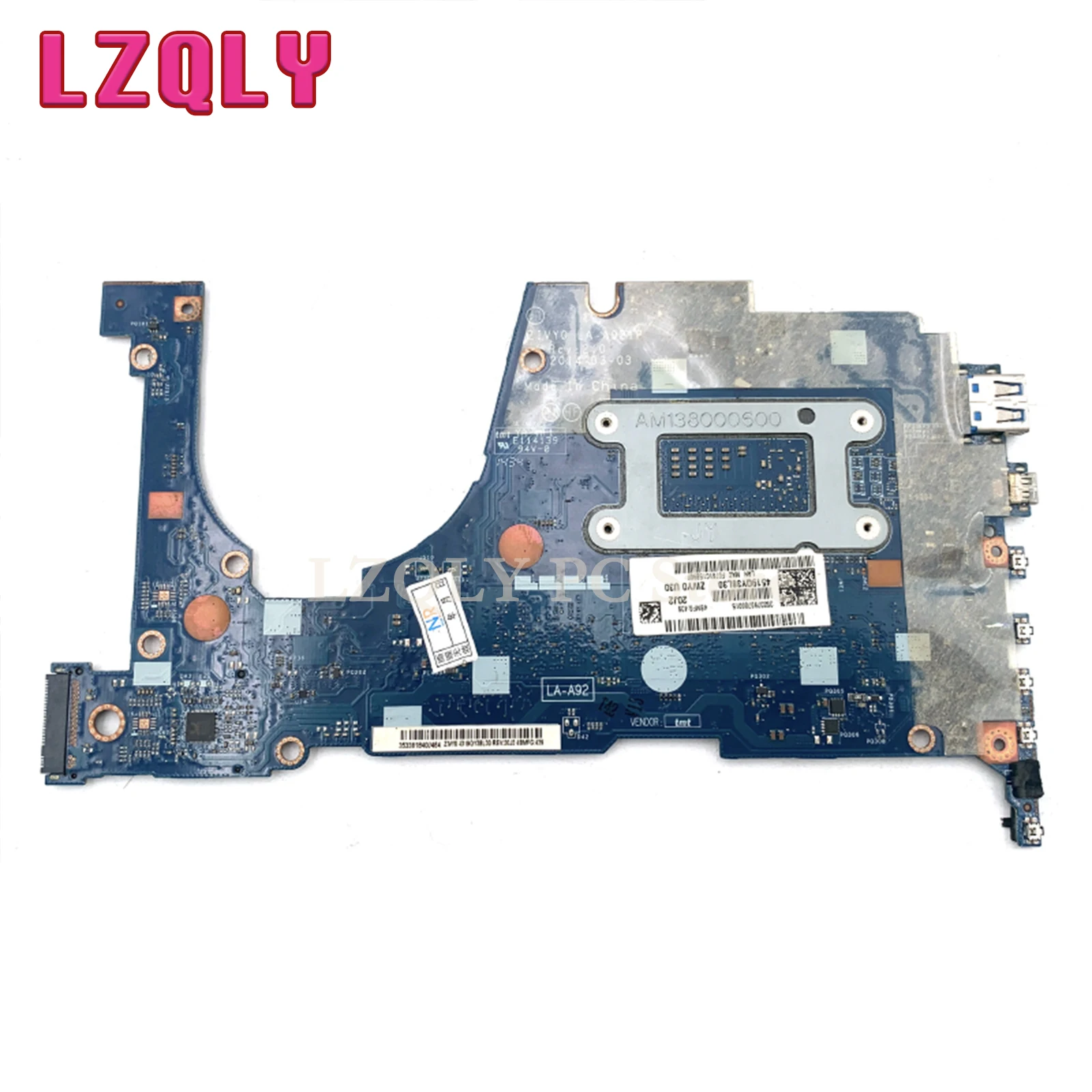 LZQLY For Lenovo Yoga 2 13 Laptop Motherboard With I3/I5/I7 4th Gen CPU.4GB/8G RAM ZIVY0 LA-A921P 5B20G55982 5B20G55983