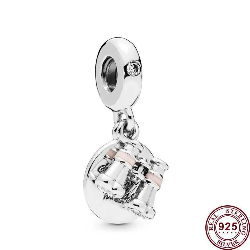 Hot 925 Silver Creative Telescope 12 Zodiac Star Beads For Women Original Bracelet High Quality Pendant Fashion Charm Jewelry