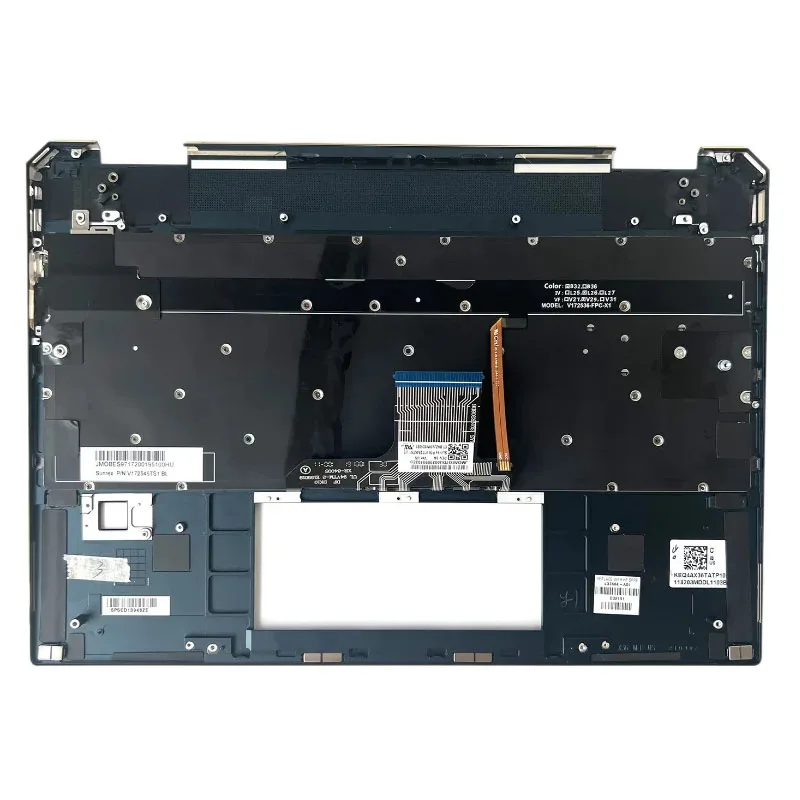 

New Brown/Blue Color Palmrest With US Backlit Keyboard For HP Spectre X360 13-AP Series