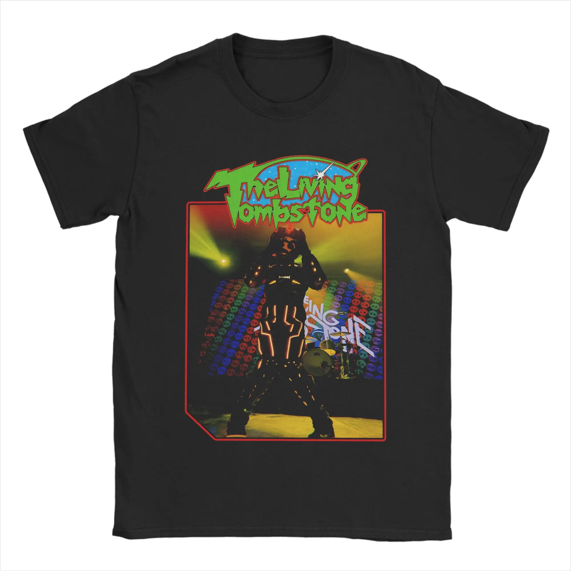

Streetwear T Shirt Summer The Livings Tombstones Band Fashion T-Shirts Cotton Tshirt Men Y2K Classic Big Size Short Sleeve Tees