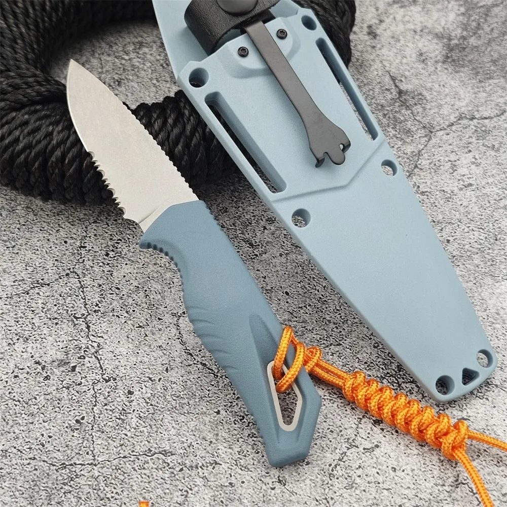 

BM Intersect 18050, инструмент с фиксированным лезвием, стальное лезвие D2 с ручкой из нейлонового волокна, инструмент для охоты на открытом воздухе, кемпинга и пешего туризма с ножнами