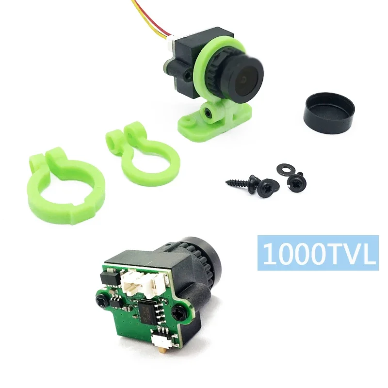 Transmisor Inalámbrico FPV de más de 2Km de alcance, 5,8 Ghz, 2W, 2000MW, 48 canales, vídeo, AV, emisor de Audio y 2,8mm, CMOS, cámara 1000TVL para Dron teledirigido