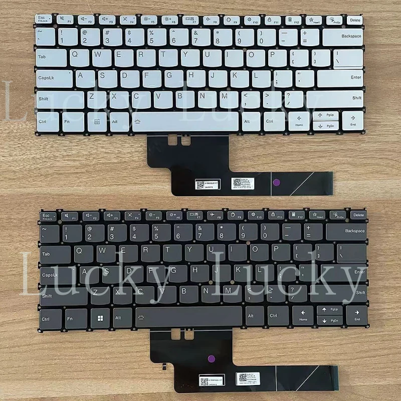 

f For Lenovo Yoga Slim 7 Carbon 13IAP7 Laptop Backlit Keyboard Grey/ Silver