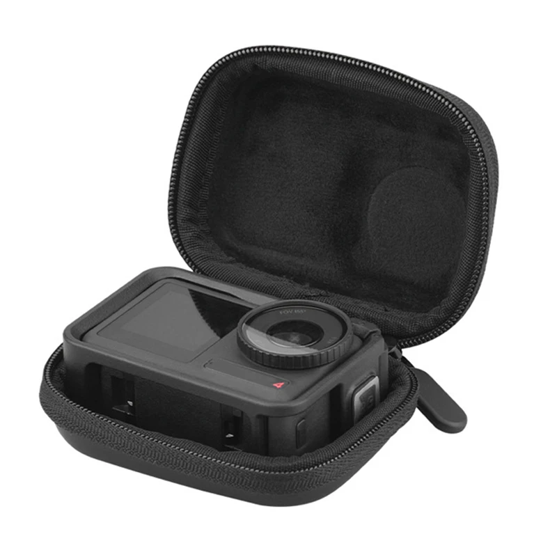 Storage Bag Case For DJI O-smo Action 5 PRO 4 3 For GoPro 11 10 9 8 Portable PU Box Camera Waterproof Protective Case Accessory