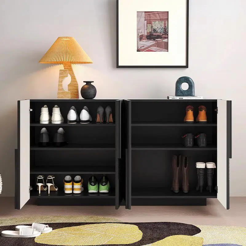 Hallway Modern Shoe Cabinet Minimalist Design Entrance Apartments Shoe Rack Drawers Organizer Organizador De Zapatos Furniture