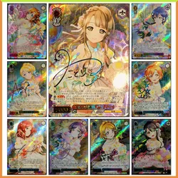 Anime Goddess Story DIY ACG Weiss Schwarz Laser Flash Card Misaka Mikoto Toys for boys Collectible Cards Birthday Present