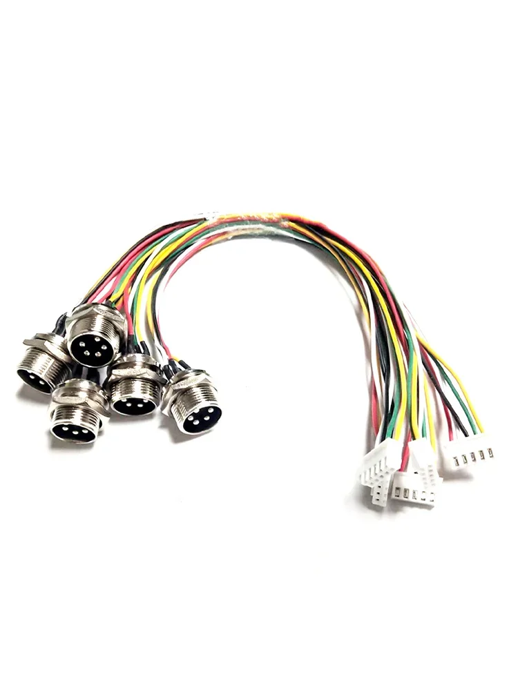 GX20 GX16 GX12 Aviation Plug naar XH2.54 Terminal Draadconnector M12 2 3 4 5 6-pins Mannelijke Stekker Adapter Kabel Verlengkabel 15-30cm - afbeelding 2